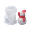 Christmas DIY Scented Candle Silicone Mold, Color: White(SD-63)
