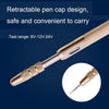 2pcs 6-24V Car Circuit Test Pen LED Multi-function Test Through Line Detection Test Light Test Pen, Style: Spring Model
