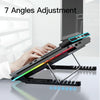 CoolCold F5  Laptop Radiator Bracket Office Desk Adjustable Laptop Cooler,Style: Fantasy Edition