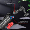 PULUZ Motorcycle Rearview Oblique CNC Metal Magic Arm Rod Mount
