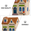 Miniature Village Houses Ornaments for Micro Landscape House Rooms Decorations(C Model)
