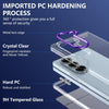 For Samsung Galaxy Z Fold6 lce Folding Series Integrated Clear PC Phone Case(Purple)