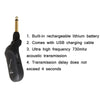 C01 Electric Guitar Wireless Audio Transmitter Receiver(Black)