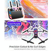 For DJI Mavic 3 Pro / RC Pro Sunnylife Drone Body Remote Control Decorative Stickers Set(Cool Purple)