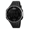 SKMEI 1219 Men Multi-Function Electronic Watch Outdoor Sports Watch(Silver)
