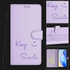 For Asus ROG Phone 8 / 8 Pro Smile Embossing RFID Leather Phone Case(Light Purple)