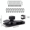 Outdoor Camping Windproof Canopy Fixed Tent Clip Rope Buckle Quick Hanging Set 10 Clips+10 Ropes