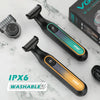 VGR V-360 5W USB Digital Display Electric T-shaped Shaver(Yellow)