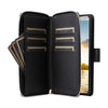 For Samsung Galaxy S23 FE 5G Nine-card Slots Zipper Wallet Bag Leather Phone Case(Black)