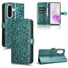 For Samsung Galaxy A36 5G Honeycomb Dot Texture Leather Phone Case(Green)