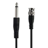 3m BNC Male to 6.35mm Mono Cable - 1/4" Plug, 12V, PVC