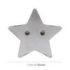 Star Pattern Car Metal Body Decorative Sticker (Red)
