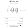 S925 Sterling Silver Silver Crown Ear Buckle Women Earrings