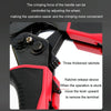 Wire Tube Type European Terminal Crimping Pliers(HCS8 16-6 Red Black)