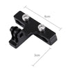 PULUZ Aluminium Alloy Bike Seat Cushion Mount for GoPro Hero12 Black / Hero11 /10 /9 /8 /7 /6 /5, Insta360 Ace / Ace Pro, DJI Osmo Action 4 and Other Action Cameras(Black)