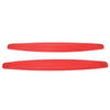 2 PCS Universal Car Body Carbon Fiber Bumper Guard Protector Sticker/Car Crash Bar Bumper Strips /Car Crash Strips/Anti-rub Strips/Anti-rub Bar(Red)