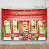 150 x 200cm Peach Skin Christmas Photography Background Cloth Party Room Decoration, Style: 4