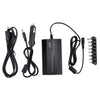 Laptop Notebook Power 100W Universal Charger with Car Charger & AC Power Adapter & 8 Power Adapters & 1 USB Port for Samsung, Sony, Asus, Acer, IBM, HP, DELL, UK Plug