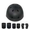 7 In 1 Children Roller Skating Protective Gear Set, Size: M(Black)