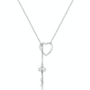Simple Heart-shaped Female Necklace S925 Sterling Silver Necklace