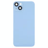 iPhone 14 Plus Glass Back Cover with Ring Holder - Blue
