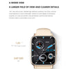 DM05 1.83 inch BT5.2 Smart Sport Watch, Support Sleep / Heart Rate / Blood Oxygen / Temperature / Heart Sugar/ Blood Pressure Health Monitor(Gold)