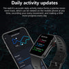 D07 1.7 inch Square Screen Smart Watch with Payment NFC Encoder(Black)