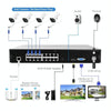 SriHome NVS006 16CH PoE NVR 1080p Security System (UK Plug)