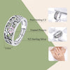 Fashion 925 Sterling Silver Daisy Flower Finger Rings for Women Wedding Engagement Jewelry, Ring Size:9