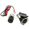 2 PCS 12-24V Automotive Cigarette Lighter Socket Motorcycle Waterproof Spot Cigarette Master