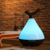 YCTA-008 Household Mute Small Wood Grain Colorful Light Aroma Diffuser Night Tree Air Humidifier, Product specifications: EU Plug(Light Wood Grain)