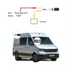 PZ475 Car Waterproof 170 Degree Brake Light View Camera + 7 inch Rearview Monitor for Volkswagen Crafter