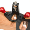 Router Planer Right Angle Tenon Shoulder Trimming Slotting Planer DIY Woodcraft Tool, Model: Wooden Handle