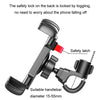 Bicycle Phone Holder Shockproof Handlebar For Fixing Shooting Equipment(Black)