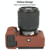 For Sony ILCE-7CM2 / A7C II / A7CR Glossy Soft Silicone Protective Case(Coffee)