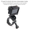 GP434 Large Size Bicycle Motorcycle Handlebar Fixing Mount for GoPro, Insta360, DJI and Other Action Cameras(Black)