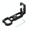 PULUZ 1/4 inch Vertical Shoot Quick Release L Plate Bracket Base Holder for Sony A7R / A7 / A7S(Black)