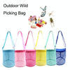 Children Outdoor Wild Picking Bag Cylinder Butterfly Dragonfly Collection Bag(Pink)