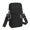 HAWEEL Mini Crossbody Vertical Zipper Pouch Phone Case Bag(Black)