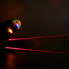 Shell Shape Bicycle Safety Rear Warning Tail Light with 2 Laser Beams and Colorful Lights