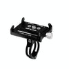 GUB Bicycle Aluminum Alloy Mobile Phone Bracket Navigation Bracket Motorcycle Mobile Phone Holder(Black)