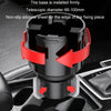 2 in 1 Car Center Console Water Cup Holder Multi-purpose Storage Box(Black)