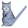 Vehicle Car Rear Windshield Window Wiper Reflective Self-Adhesive Smiling Cat Moving Tail Vinyl Decal Sticker