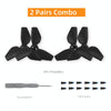 For DJI Neo Sunnylife 2016S Drone Color 3-Blade Propeller, Quantity:2 pairs(Red)