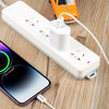 LZ-2117 18W QC3.0 3.1A USB Fast Charger, US Plug (White)
