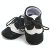 D0772 Cotton Uppers Semi-Rubber Soles Non-Slip Baby Walking Shoes, Size: 12cm(Black)