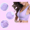 Front Cross Side Buckle Wireless Lace Bra Breathable Sport For Women, Size:M(Black)