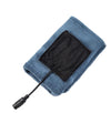 Winter USB Rechargeable Heated Half Palm Adult Gloves, Size: Free Size(Black)