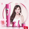 2 in 1 Lady Shaving Hair Removal Device Electric Mini Shaving Nose Hair Remover(Pink)