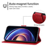 For Xiaomi Redmi Note 12R Leather Phone Case(Red)